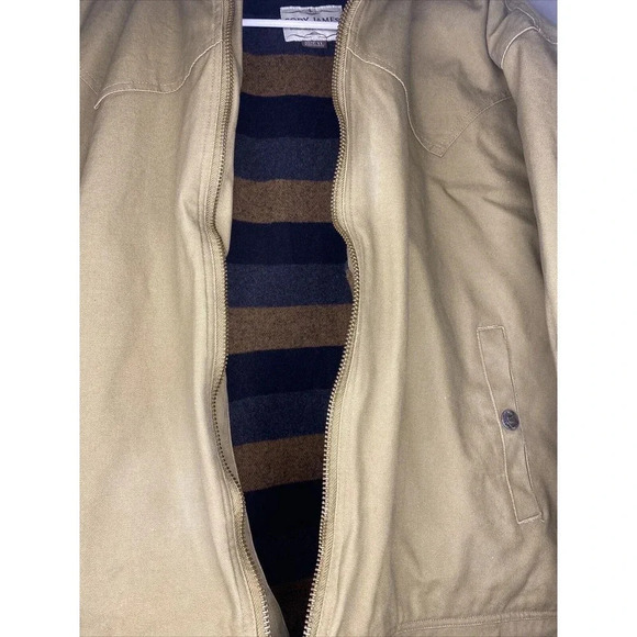 Cody James Jacket Adult XL  Beige Cotton Canvas Fleece Lined Western - Picture 6 of 9